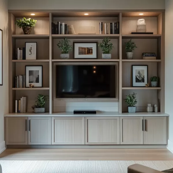 Bookshelf Media Wall