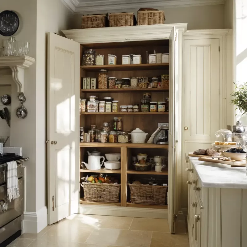 A bespoke kitchen cabinet