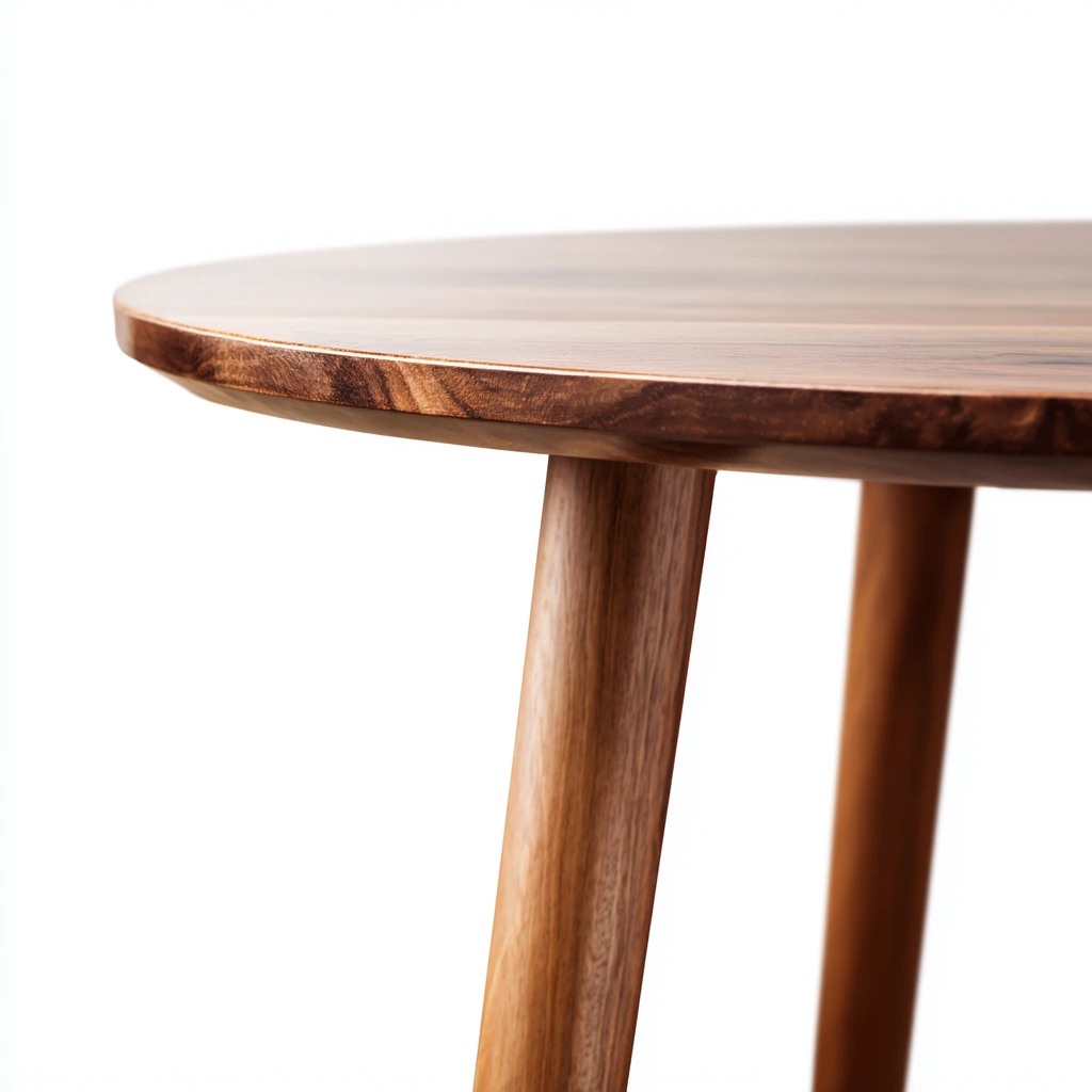straight-walnut-table-legs Texture of a walnut round table